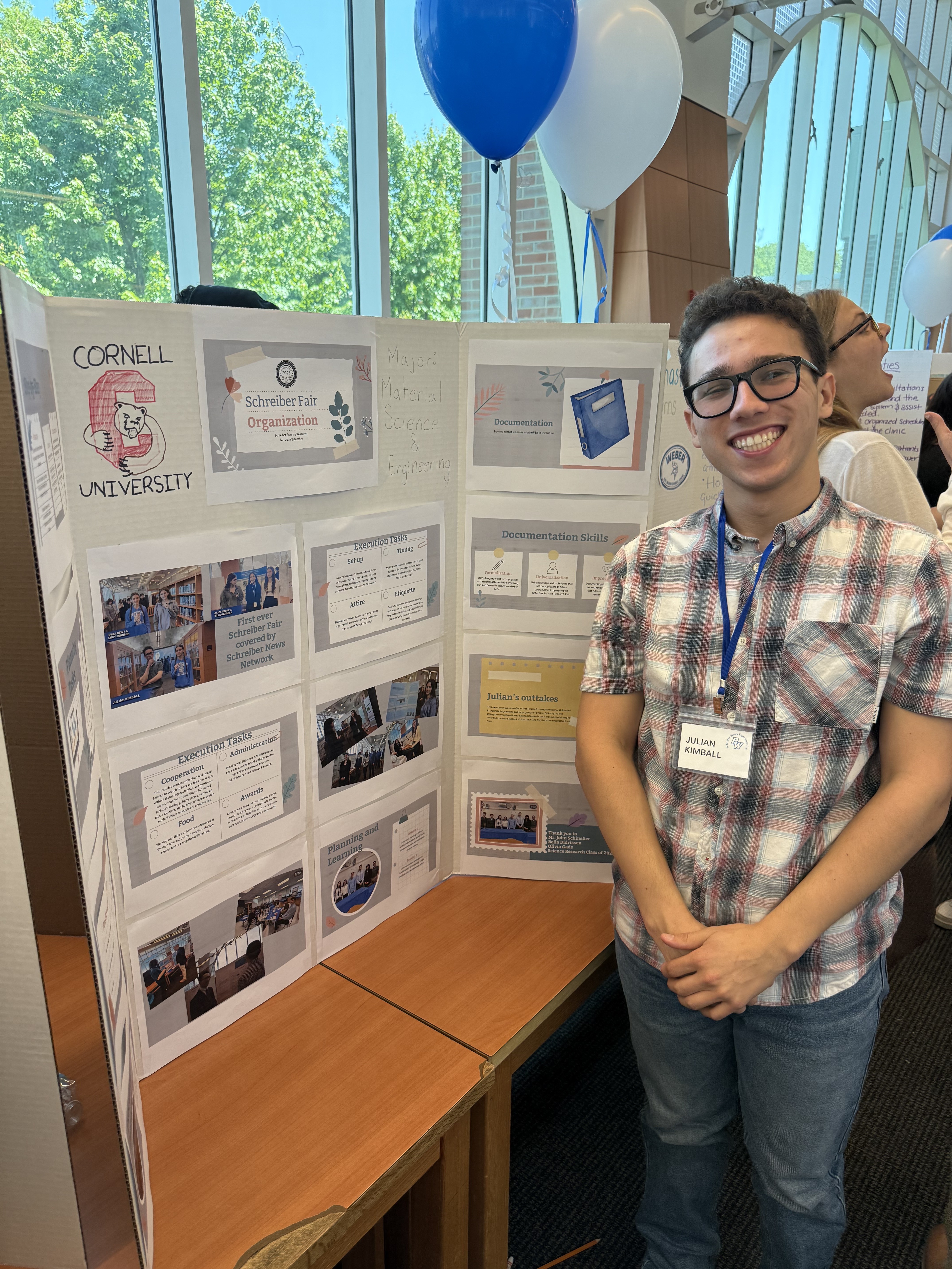 Julian at Cornell science fair